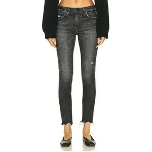 Moussy Vintage MV Checotah Skinny in Black Size 28